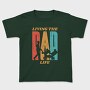 Retro Living The Dad Life Quote, Tricou Copii