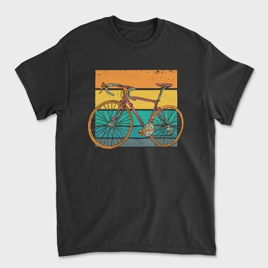 Retro Racing Bike, Tricou Barbati (Unisex)
