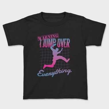 Retrowave Parkour Jump, Tricou Copii