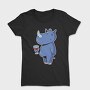 Rhinoceros With Wine Rhino, Tricou Femei