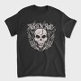 Rock And Roll Skull Skeleton, Tricou Barbati (Unisex)