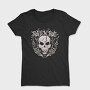Rock And Roll Skull Skeleton, Tricou Femei