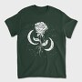 Romantic Rose And Moon, Tricou Barbati (Unisex)