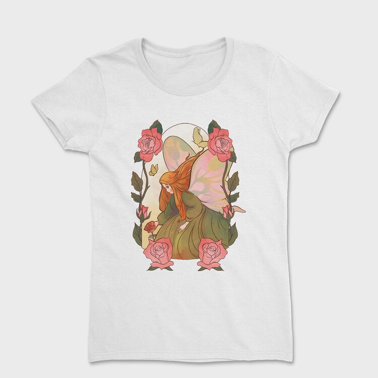 Rose Fairy Character Fairy Tale, Tricou Femei