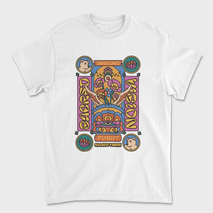 Sacred Vision Maximalism, Tricou Barbati (Unisex)