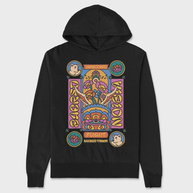 Sacred Vision Maximalism, Hanorac Oversize Barbati (Unisex)