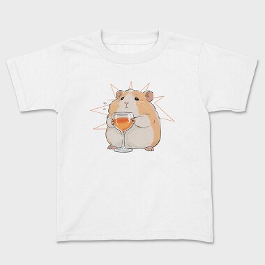 Sad Hamster With Drink, Tricou Copii