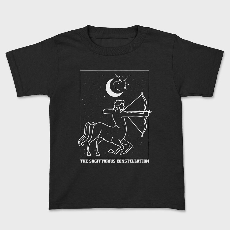 Sagittarius Zodiac Constellation, Tricou Copii