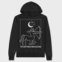 Sagittarius Zodiac Constellation, Hanorac Oversize Barbati (Unisex)