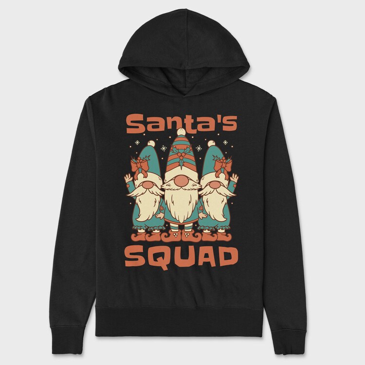 Santa Claus Gnome Squad, Hanorac Oversize Barbati (Unisex)