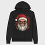 Santa Claus Skull, Hanorac Oversize Barbati (Unisex)