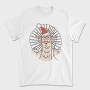 Santa Llama Hat, Tricou Barbati (Unisex)