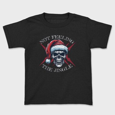 Santa Skull Holiday Christmas, Tricou Copii
