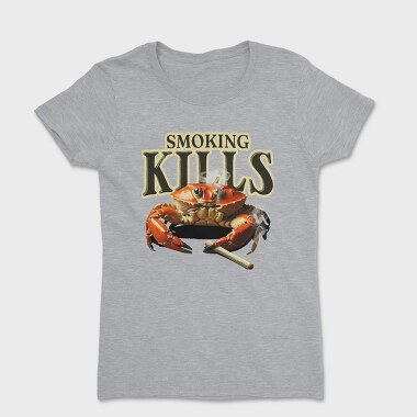 Sarcastic Crab Smoking, Tricou Femei