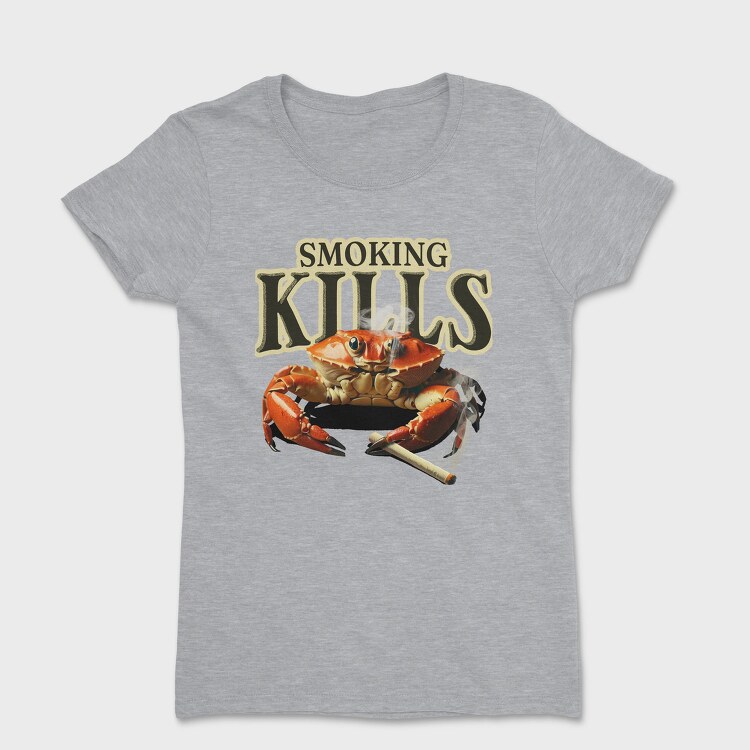 Sarcastic Crab Smoking, Tricou Femei