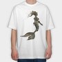 Steampunk Mermaid 03, Tricou Oversize Barbati (Unisex)