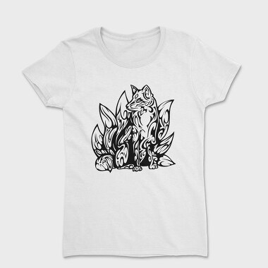 Tribal Kitsune Fox, Tricou Femei
