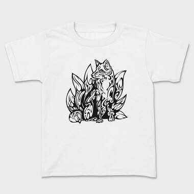 Tribal Kitsune Fox, Tricou Copii