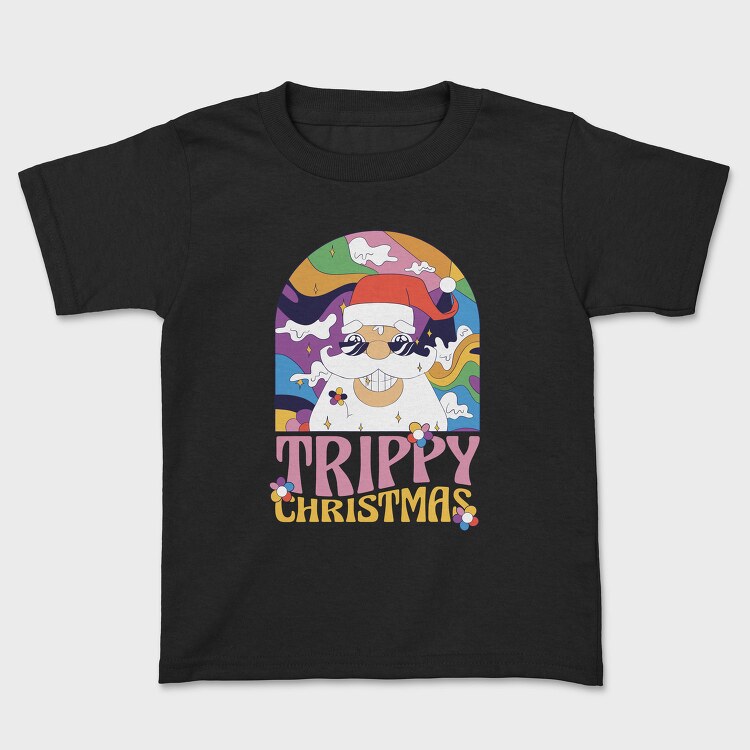 Trippy Christmas Santa, Tricou Copii