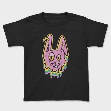 Trippy Melting Bunny, Tricou Copii