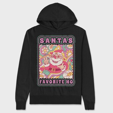 Trippy Santa Sho, Hanorac Oversize Barbati (Unisex)