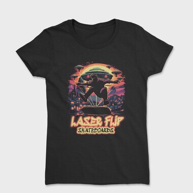 Trippy Skateboard Ufo Laserflip Skate, Tricou Femei