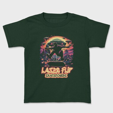 Trippy Skateboard Ufo Laserflip Skate, Tricou Copii