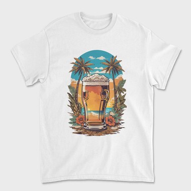 Tropical Beer Beach, Tricou Barbati (Unisex)