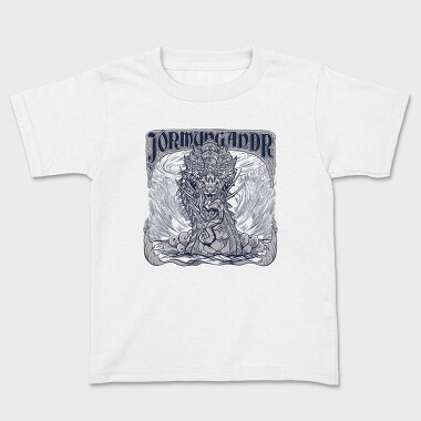 World Serpent Norse Mythology Jormungandr Snake, Tricou Copii