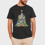 Fish Christmas Tree, Tricou Barbati (Unisex)