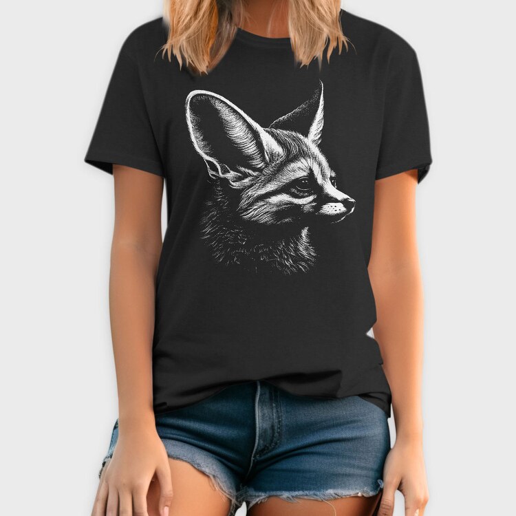Attentive Fennec Fox, Tricou Barbati (Unisex)
