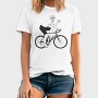 Man In Bicycle Eating Pizza Cyclist, Tricou Barbati (Unisex)