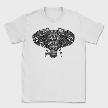 African Elephant Mandala, Tricou Barbati (Unisex)