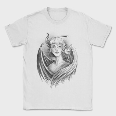 Angel And Demon Girl, Tricou Barbati (Unisex)