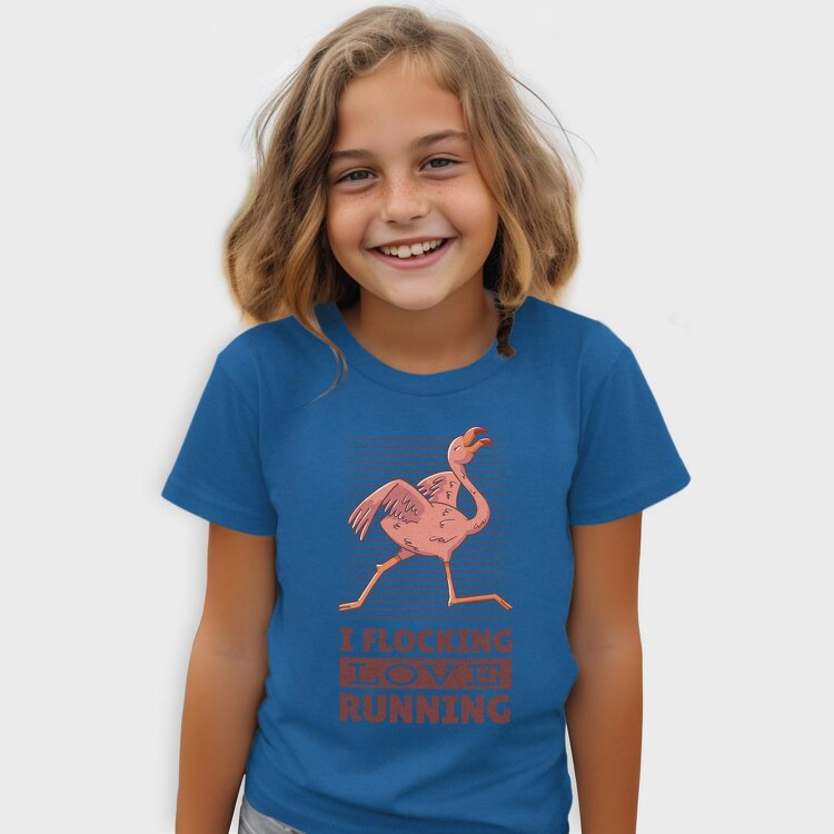 Flamingo Running, Tricou Copii