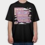 Vaporwave Videogame Console Pink Consola, Tricou Oversize Barbati (Unisex)