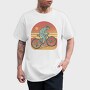 Man In Mountain Bike, Tricou Barbati (Unisex)