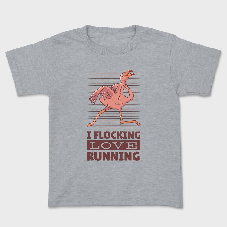 Flamingo Running, Tricou Copii