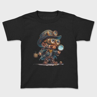 Steampunk Goggles Jacket, Tricou Copii