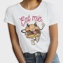 Burger Retro Eat Me, Tricou Femei