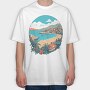Albania Scenic Landscape, Tricou Oversize Barbati (Unisex)