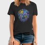 Colorful Angry Lion Vaporwave, Tricou Barbati (Unisex)