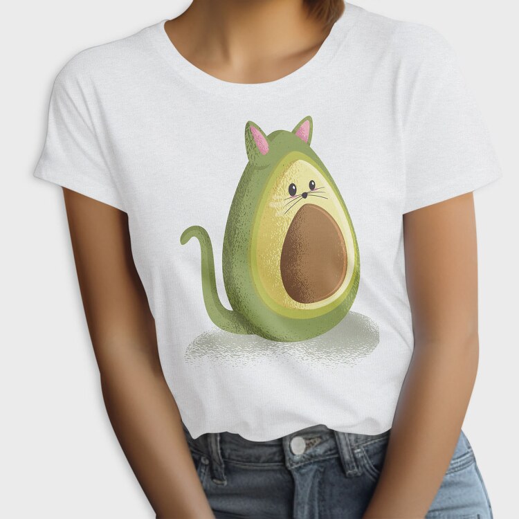 Avocado Cat Avocato, Tricou Femei