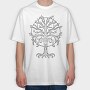Ancient Magical Tree Nature, Tricou Oversize Barbati (Unisex)