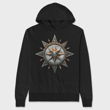 Steampunk Star Arms, Hanorac Oversize Barbati (Unisex)