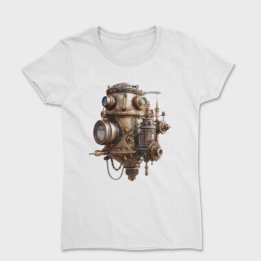 Steampunk Submarine Clipart, Tricou Femei