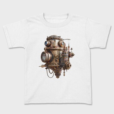 Steampunk Submarine Clipart, Tricou Copii