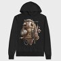 Steampunk Submarine Clipart, Hanorac Oversize Barbati (Unisex)