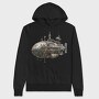 Steampunk Submarine, Hanorac Oversize Barbati (Unisex)