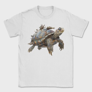 Steampunk Turtle Armor, Tricou Barbati (Unisex)